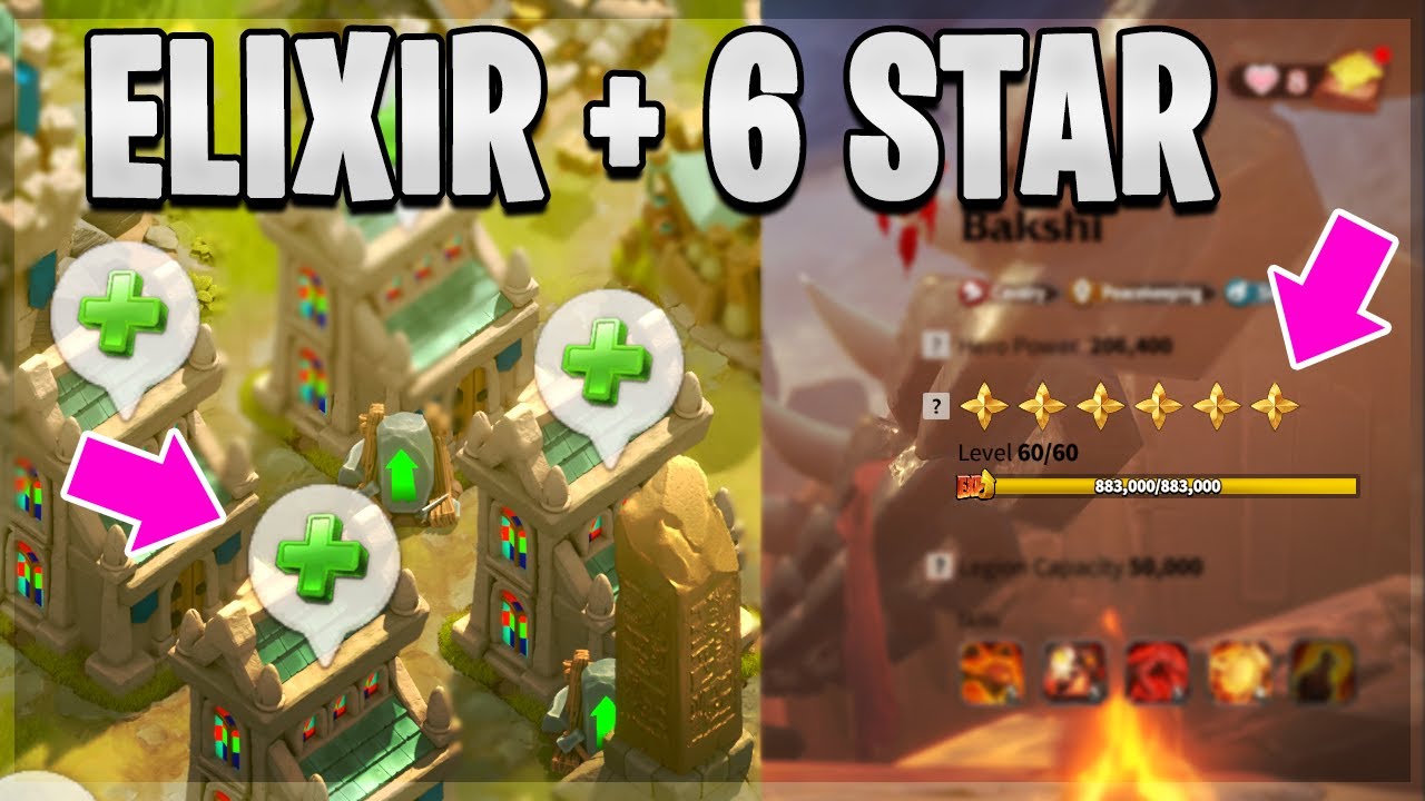 Just in! Elixir Healing & 6 Stars Hero COST! | Call of Dragons