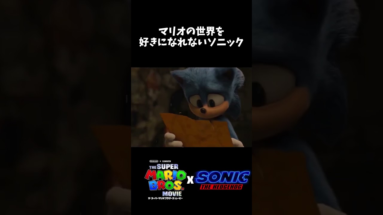 ザ・スーパーマリオブラザーズムービーの世界を好きになれないソニック