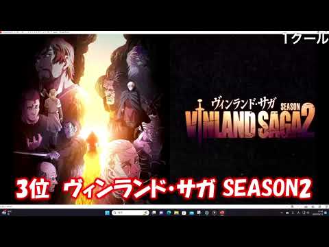 超個人的2023年冬アニメランキング Part2/3 虚構推理/もういっぽん/ツルネ/TRIGUN STAMPEDE/トモちゃんは女の子/ヴィンランド・サガ　など