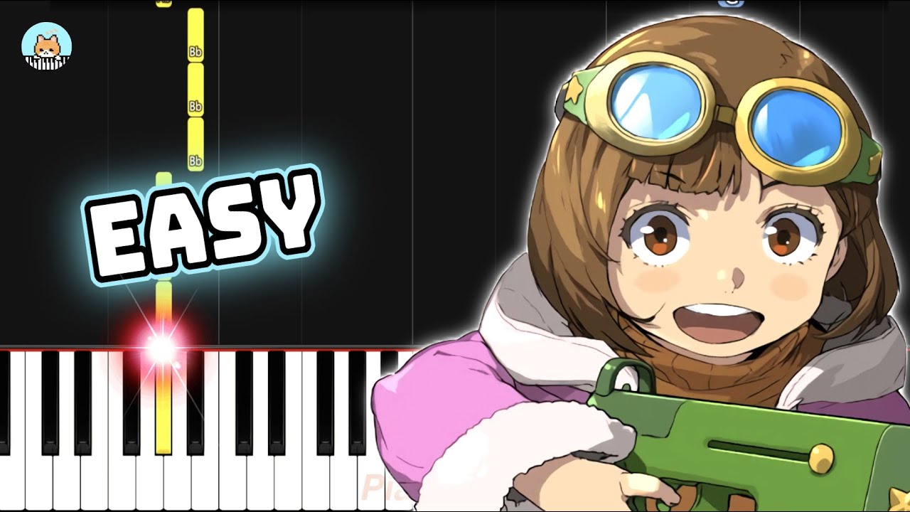 Buddy Daddies OP - "SHOCK!" - EASY Piano Tutorial & Sheet Music