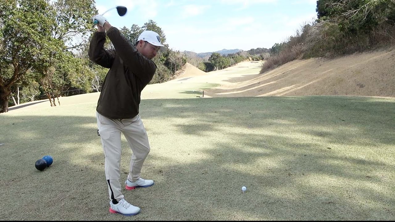 トップが激的に低くなりスイングプレーンが超よくなったガイド Part2 姜VS エンター ガチ対決 ランバンマッチプレー練習試合　前回優勝者のガイドつき