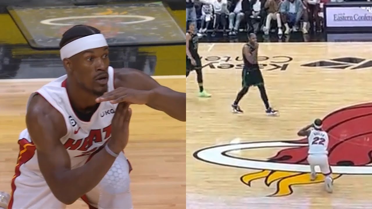 Jimmy Butler calls timeout in Al Horford's face and makes him mad 😂 Game 3