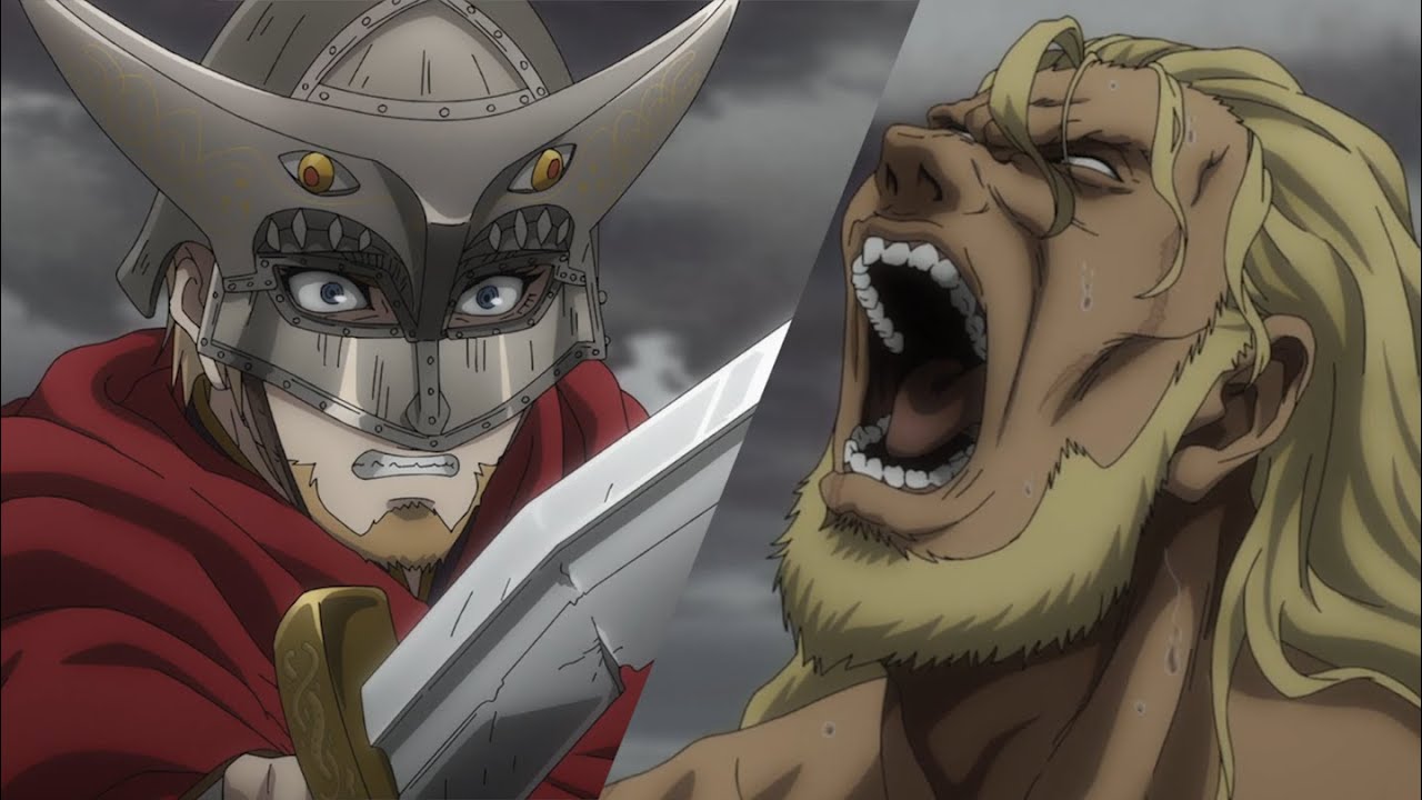 Canute and Wulf VS Thorgil Full Fight 4K - Ketil Farm War | Vinland Saga Season 2 Episode 20