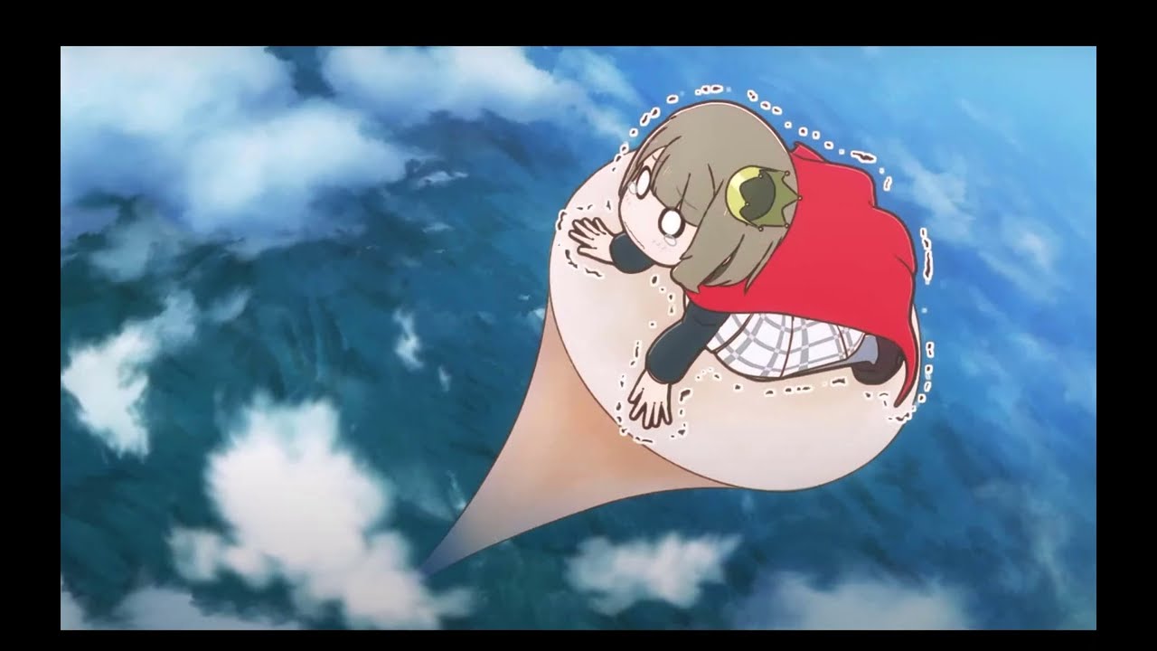 高嶺の上から降りられなくなったかすみん にじよんアニメーション2話