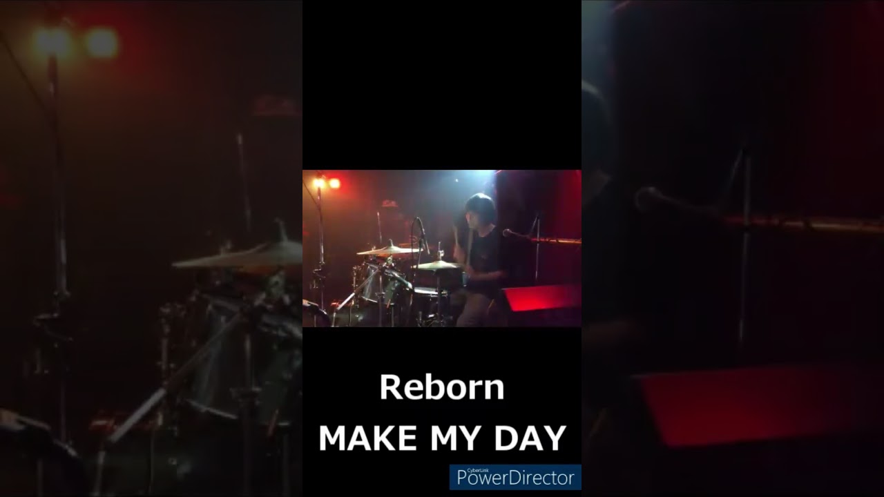 Japanese Metalcore / MAKE MY DAY (live / drum cover) #shorts