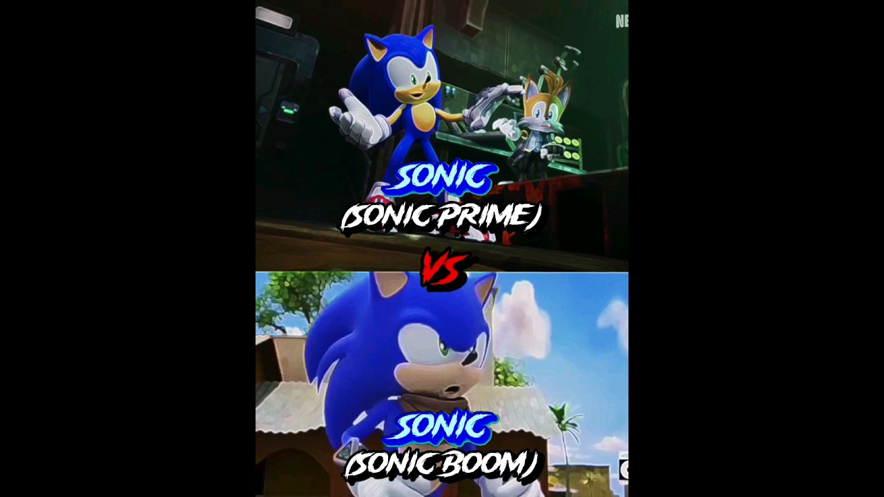 Sonic Prime Vs Boom Sonic | #edit #mario #vs #sonic #shorts #fyp #sonicboom #sonicprime #mariobros