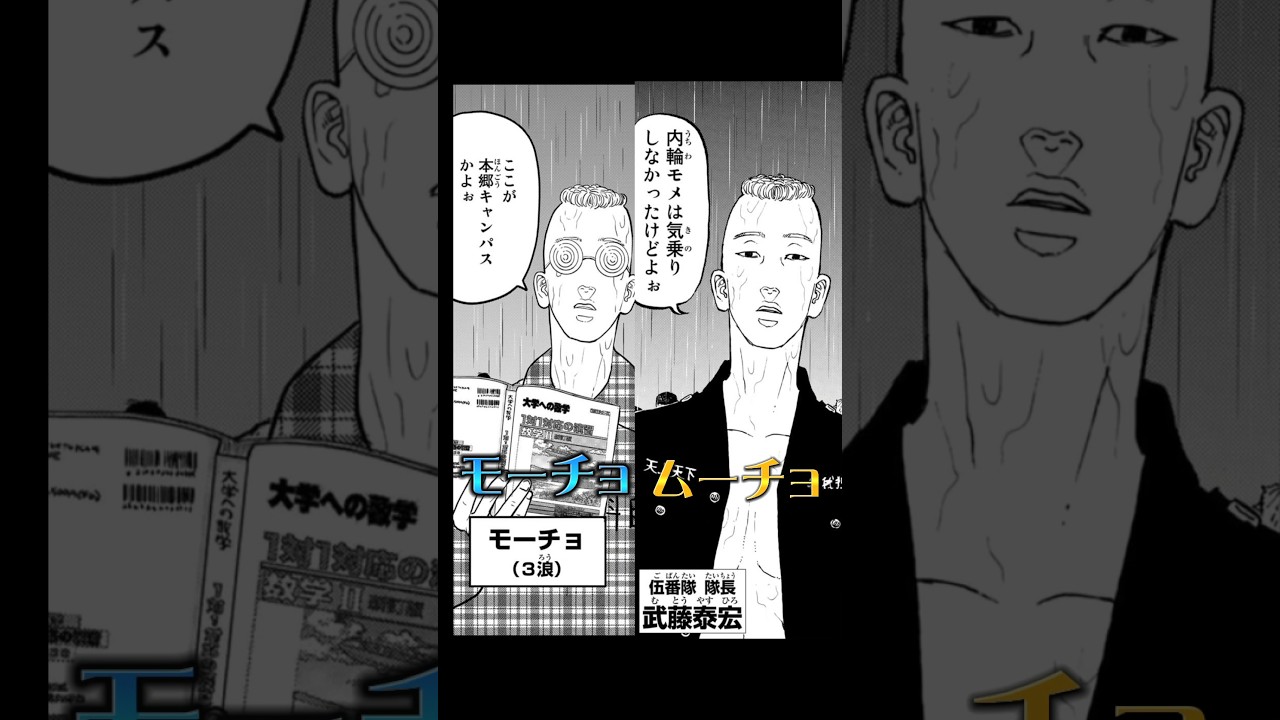 【東京リベンジャーズ】東大リベンジャーズとのキャラ比較 PART 3【Tokyo Revengers】