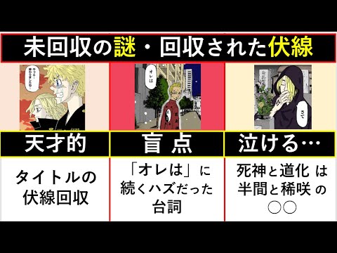 【東京卍リベンジャーズ】未回収の伏線＆見事回収された伏線を徹底考察！【東リベ】※ネタバレ注意
