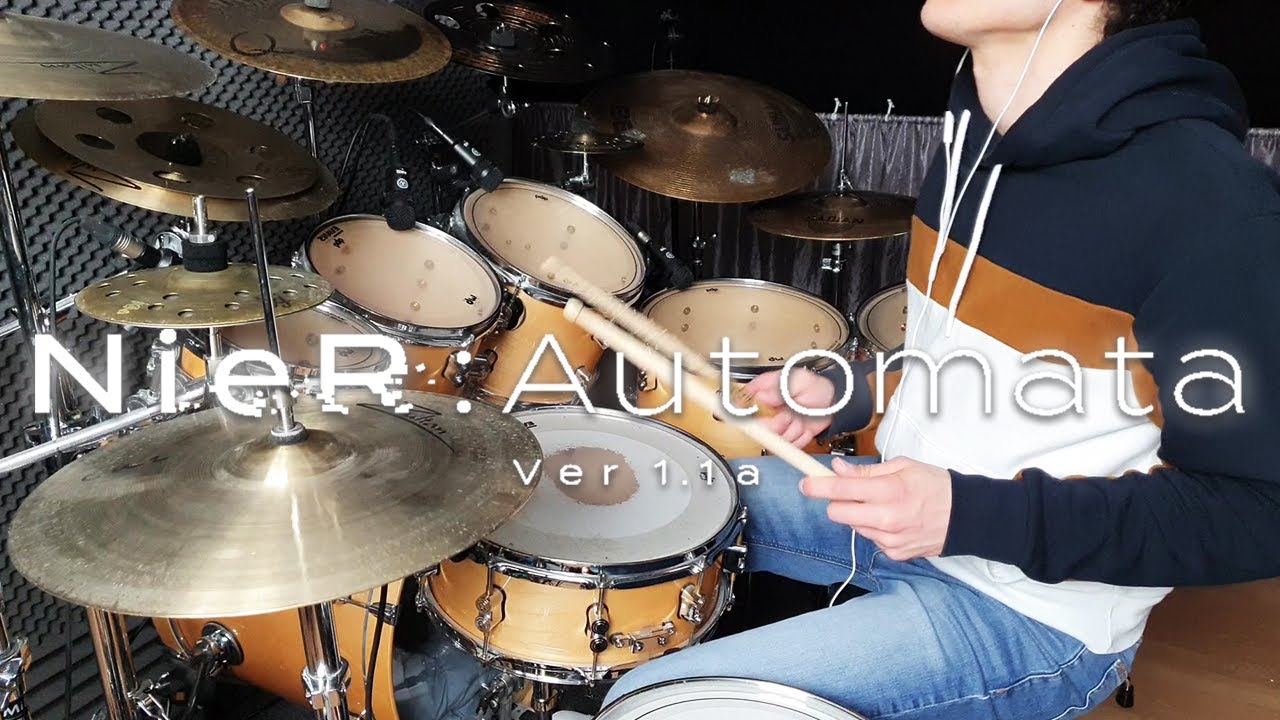 Aimer - escalate | NieR:Automata Ver1.1a Opening Full | Drum Cover