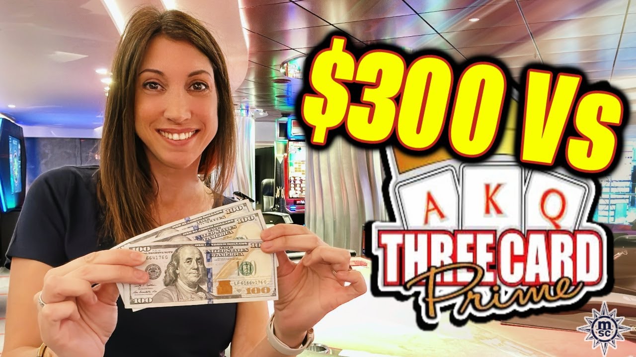 🟢 THREE CARD POKER - PRIME BONUS on MSC Seascape 🙌  REAL Money Gambling   #poker #cruise #casino