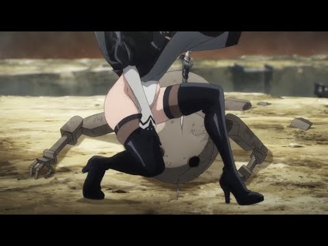 2b Panty and Ass shots in NieR Automata Ver1.1a episode 2 and 3