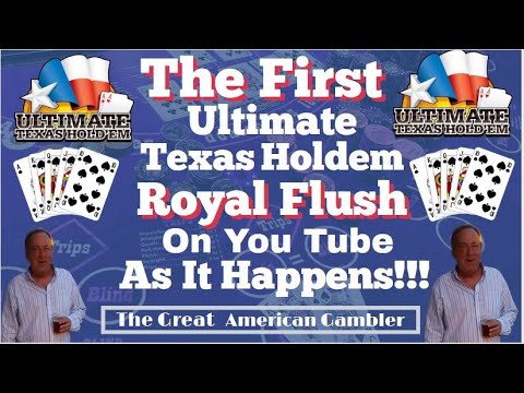 Ultimate Texas Holdem Royal Flush!!!
