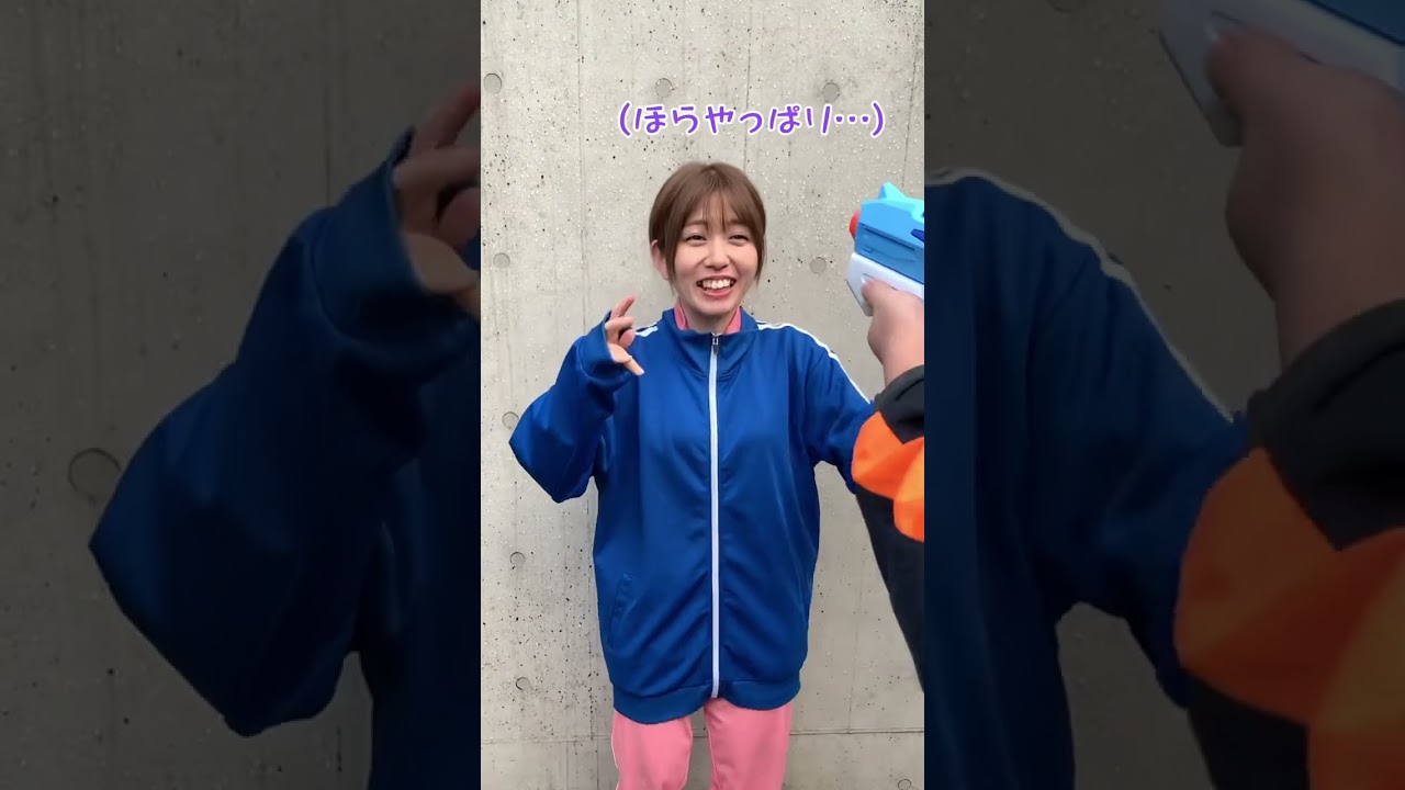 リズムに合わせて避けろ！びしょ濡れ水鉄砲ゲームが楽しすぎたwww #shorts