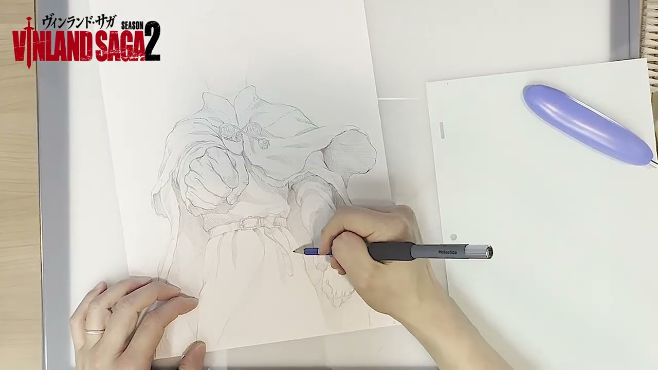 TVアニメ「ヴィンランド・サガ 」SEASON 2 ＜キャラクターデザイン / 総作画監督：阿比留 隆彦 ＞Illustration Making Movie
