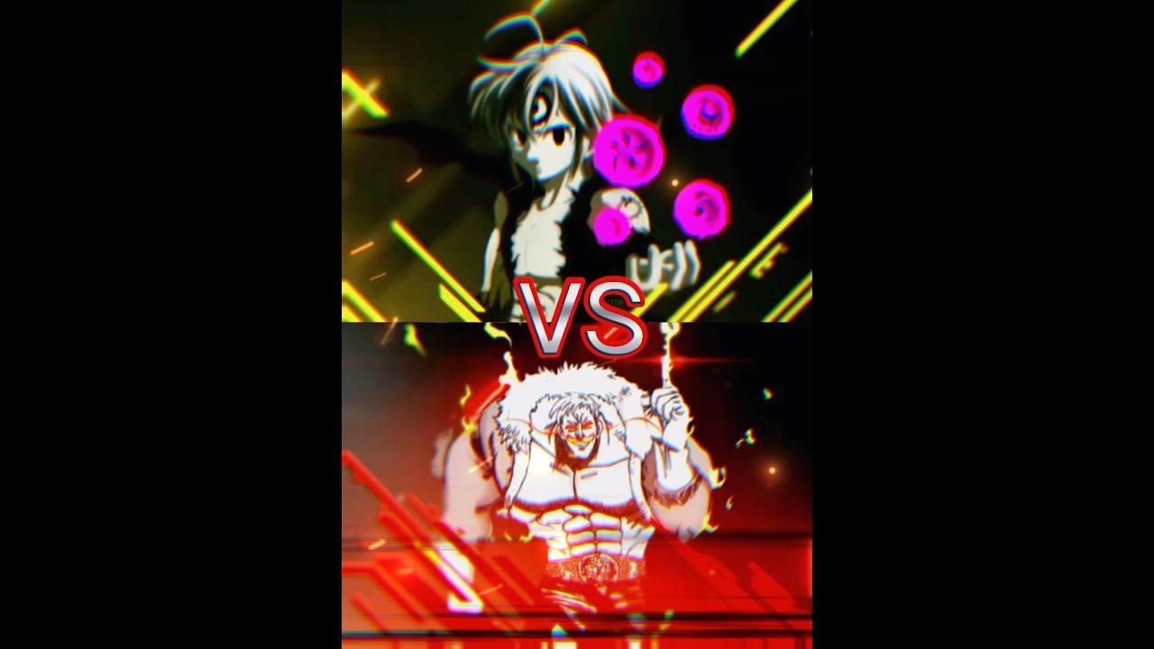 メリオダスVSエスカノール #強さ比べ #七つの大罪