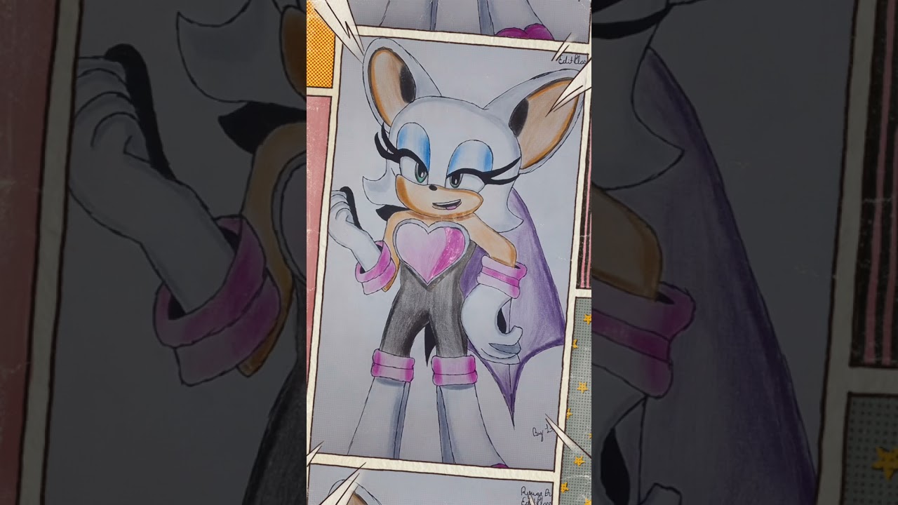 Sonic Prime Rouge Edit Skin Classic Desenho