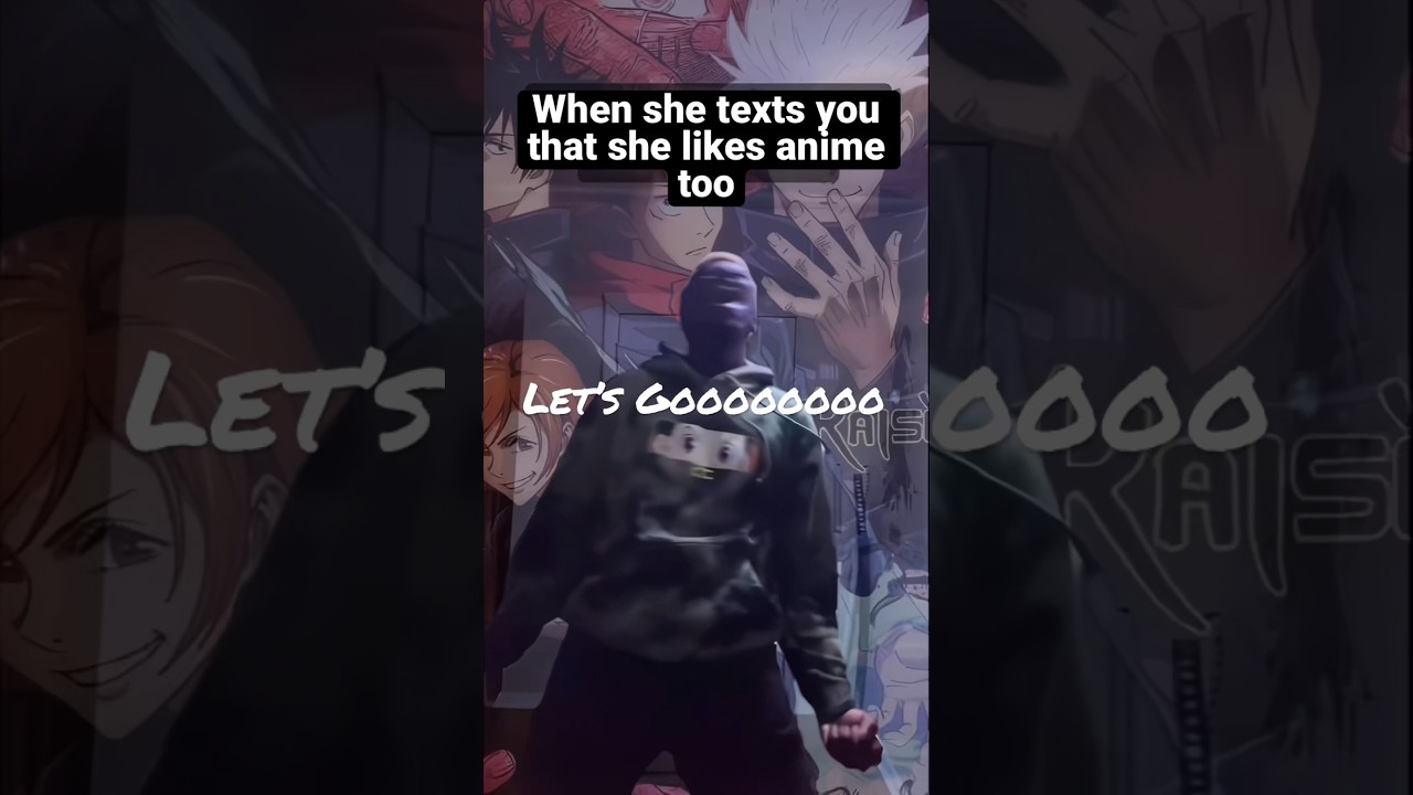 When she watches anime #anime #jujutsukaisen #hunterxhunter #shorts