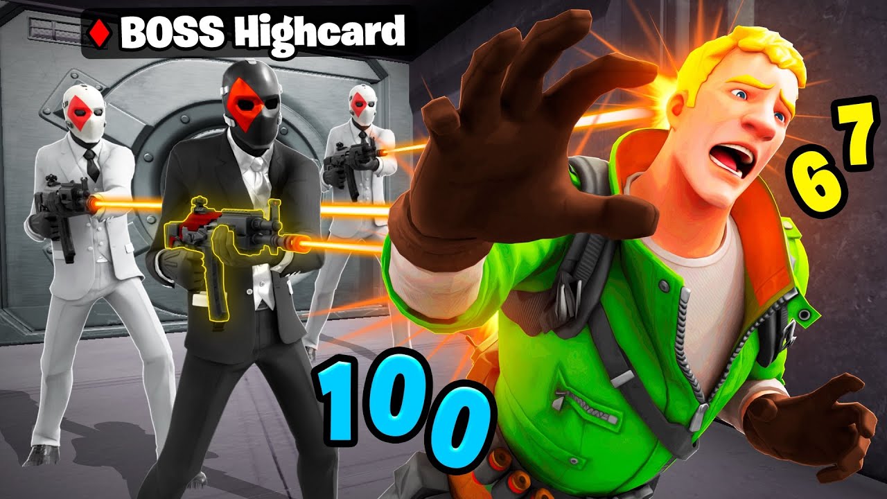 Trolling As BOSS Highcard in Fortnite! (Unreleased)