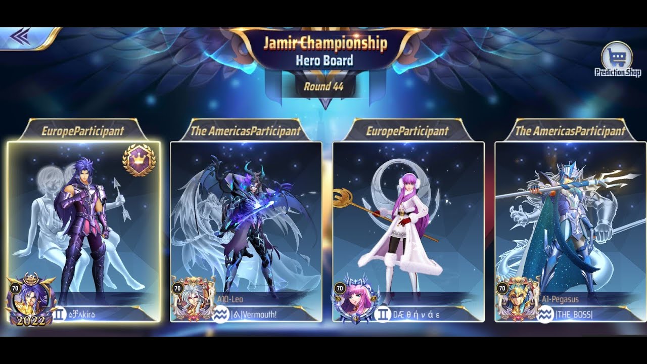 【聖闘士星矢ライジングコスモ】(ライコス) 海外ジャミールTOP4編成＆日本未実装キャラの小宇宙拝見  2023年6月