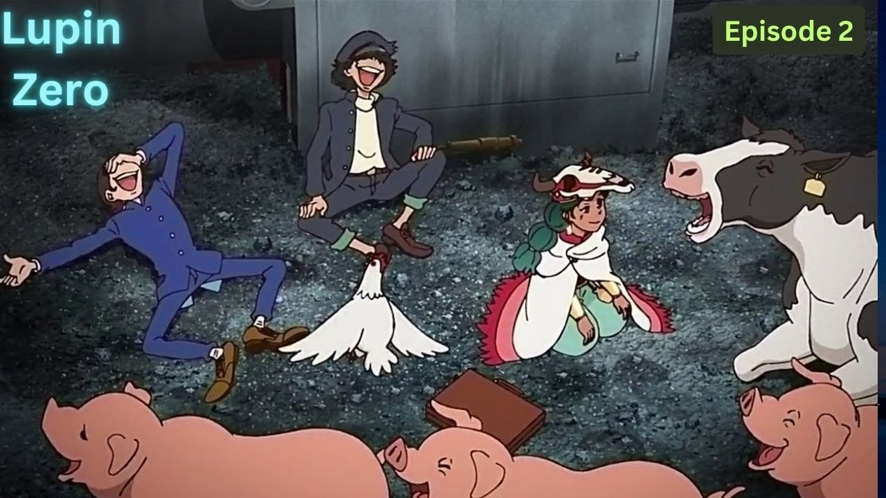two young boys are rival and friend Lupin The III Zero episode  2