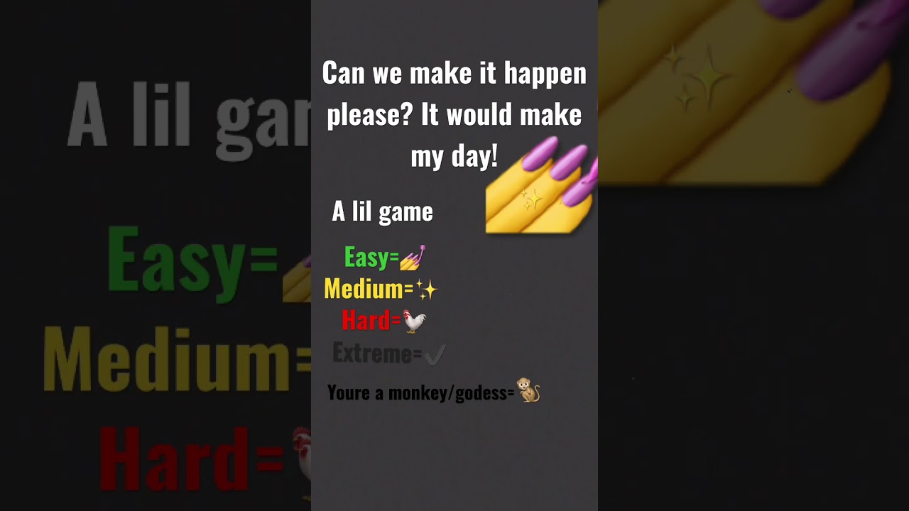 It would REALLY make my day!