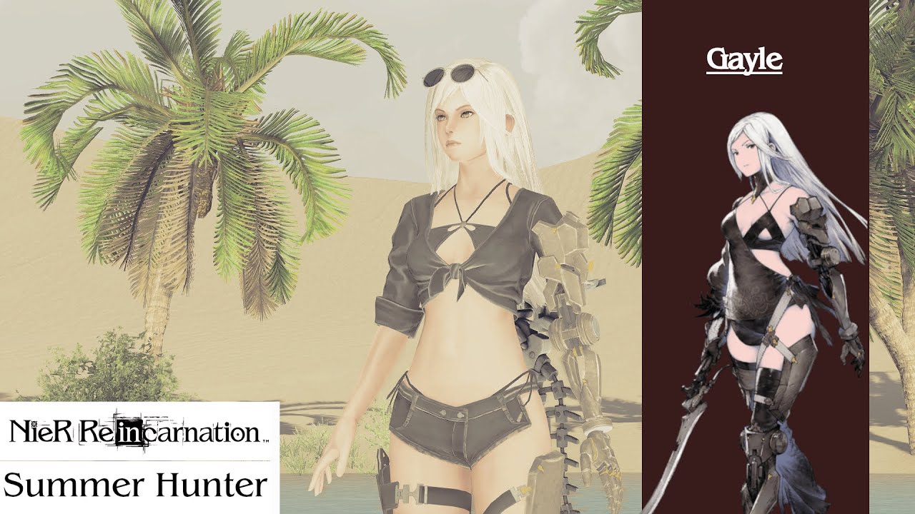 A2's Stylish Beach Outfit in NieR: Automata X NieR: Reincarnation: Let's Dive In!