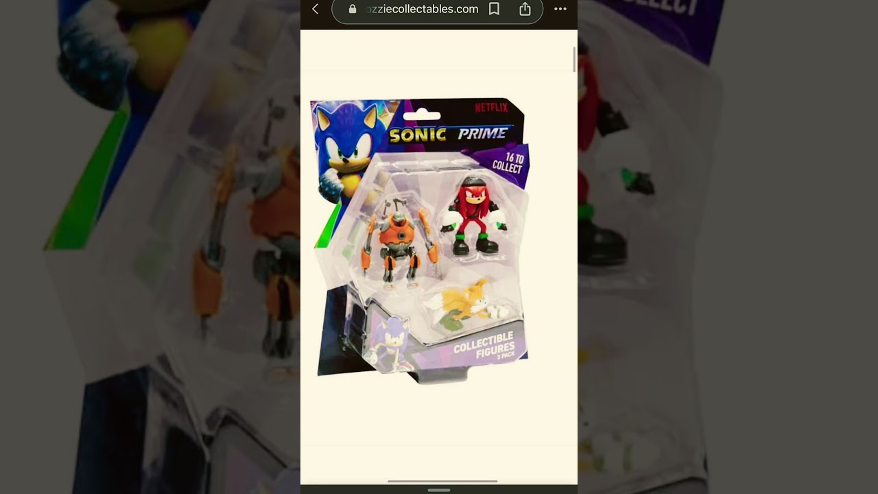 Sonic prime toys but they keep getting worse
