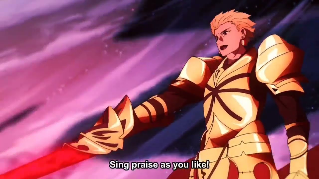 Fate/strange Fake: Whispers of Dawn - Gilgamesh vs. Enkidu (3/16)