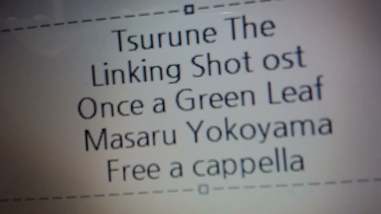 ツルネ －つながりの一射－ OST - Once a Green Leaf - 横山 克 Free a cappella フリーアカペラ