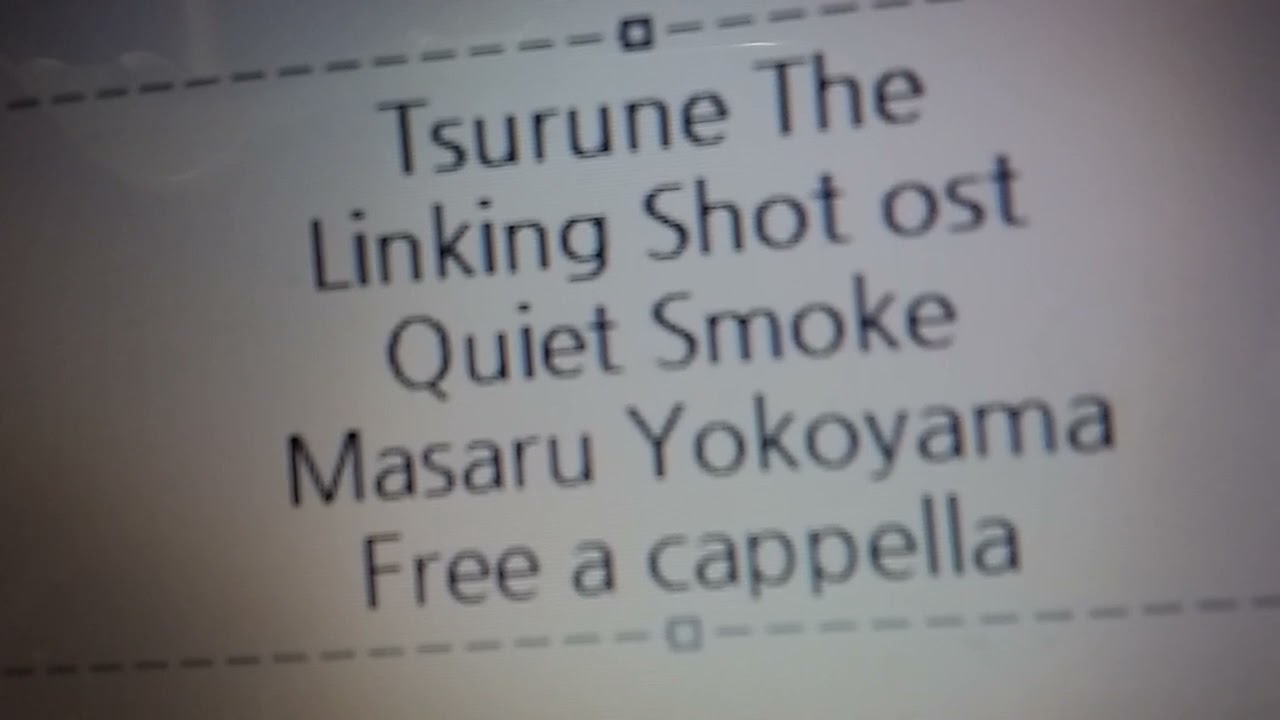 ツルネ －つながりの一射－ OST - Quiet Smoke - 横山 克 Free a cappella フリーアカペラ