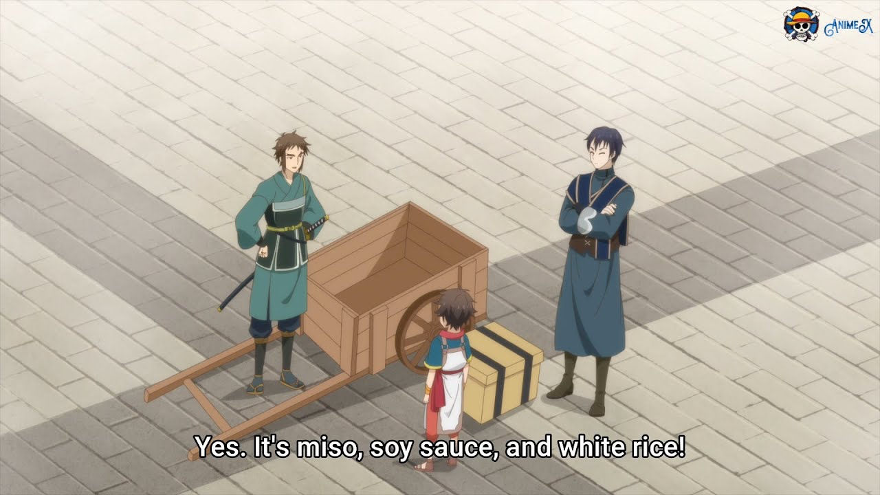 Asagi ordered food items from Pioro | By the Grace of the Gods