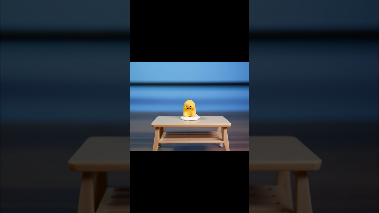 Gudetama stop motion animation #stopmotion #gudetama #ぐでたま