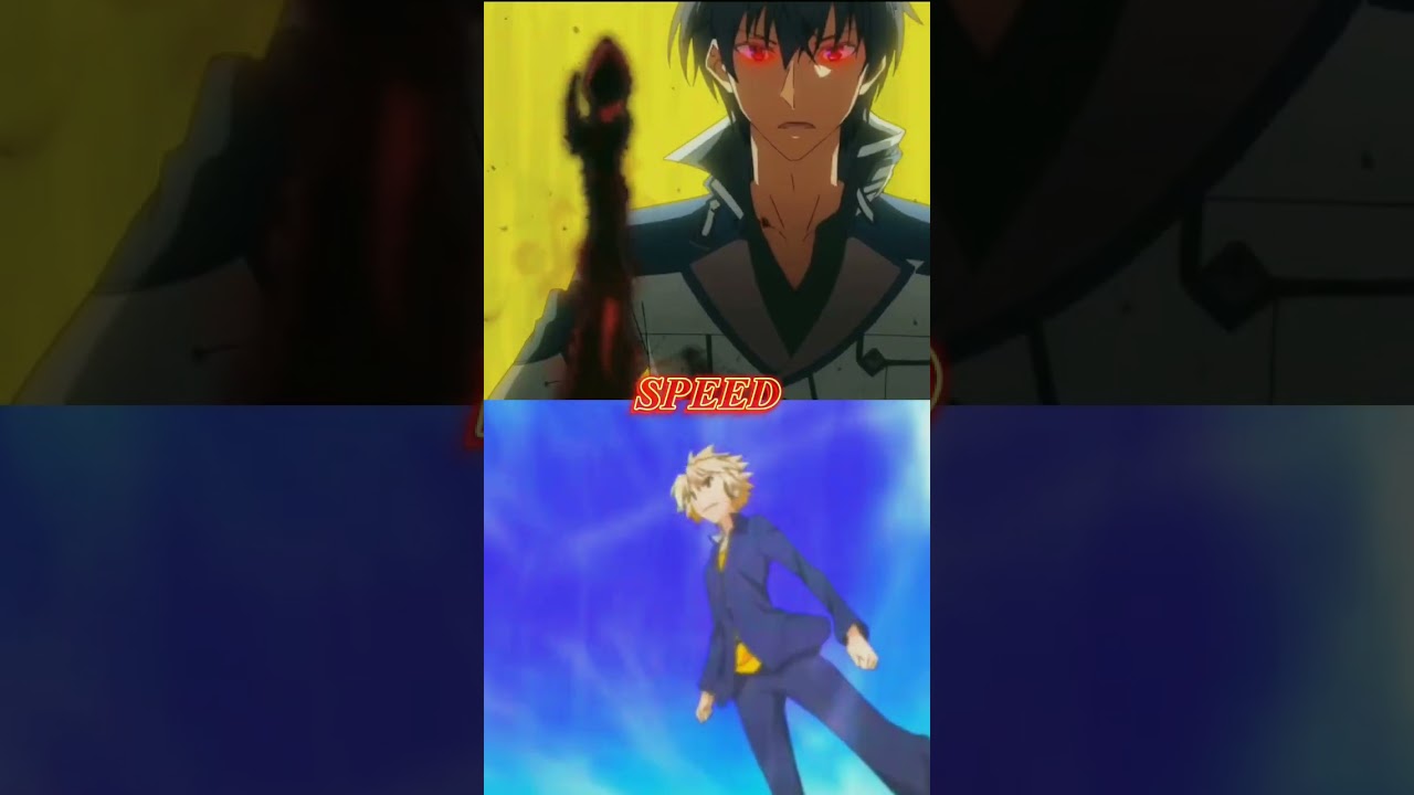 逆廻十六夜vsアノス #強さ比べ #魔王学院の不適合者#問題児たちが異世界から来るそうですよ？