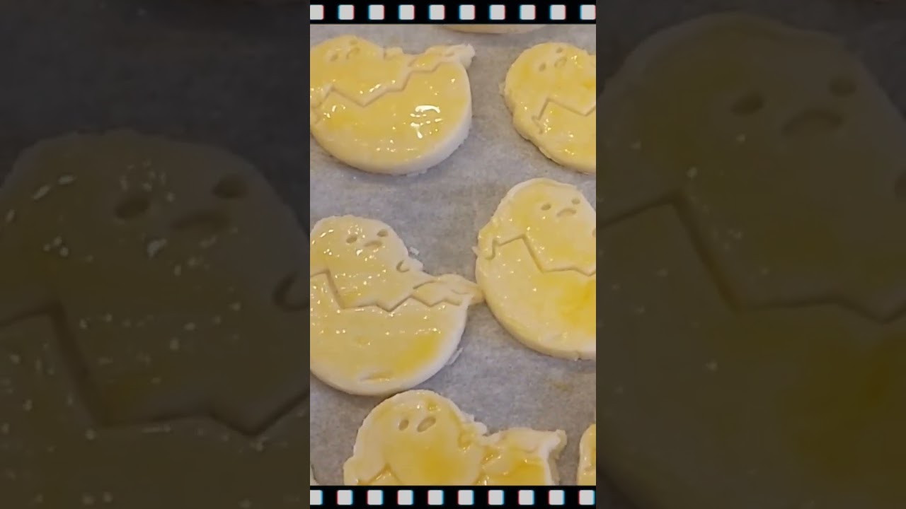 百均のぐでたま型でクッキー作ってみた グルテンフリークッキー I made Gudetama cookies gluten free cookies #shorts
