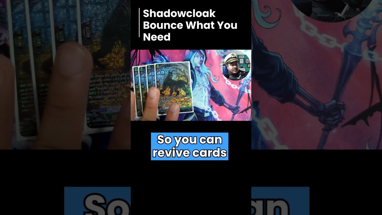 Shadowcloak Bounce What You Need #shorts | Stoicheia Zorga Cardfight Vanguard overDress