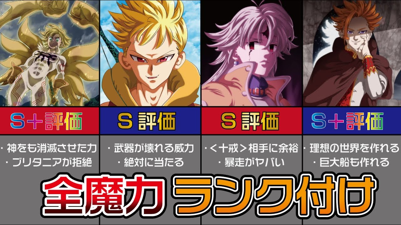 【黙示録の四騎士】登場した全魔力を評価＆紹介【解説】