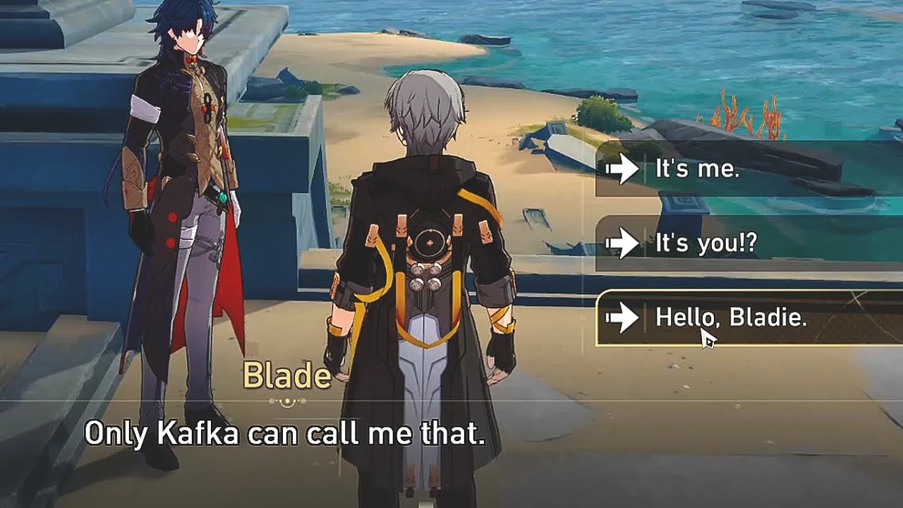 Blade when Trailblazer calls him Bladie | Honkai Star Rail 1.2