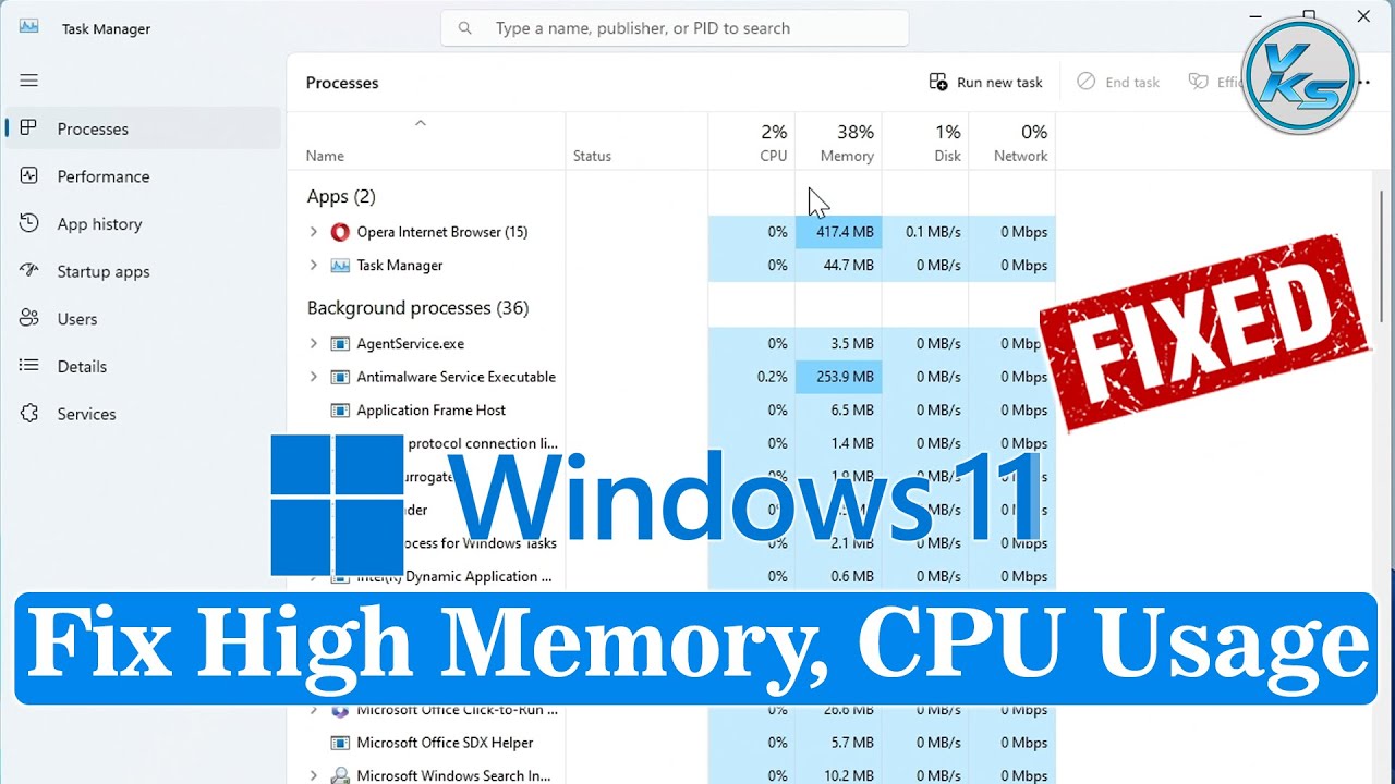 ✅ How To Fix Windows 11 High Memory Usage | How To Fix 100% CPU Usage Windows 11 | High Ram Usage