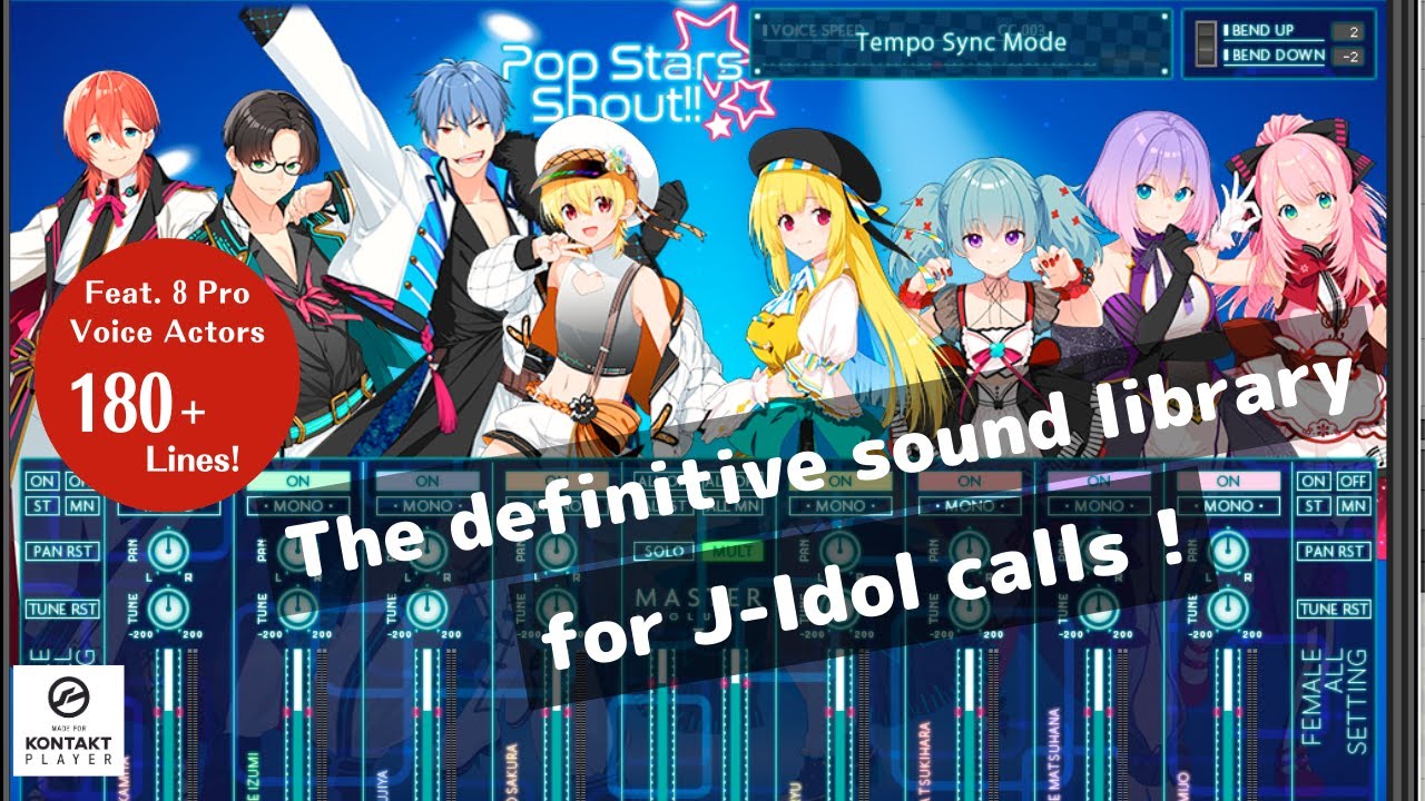 【J-Idol Calls Sound Library】Pop Stars Shout!!