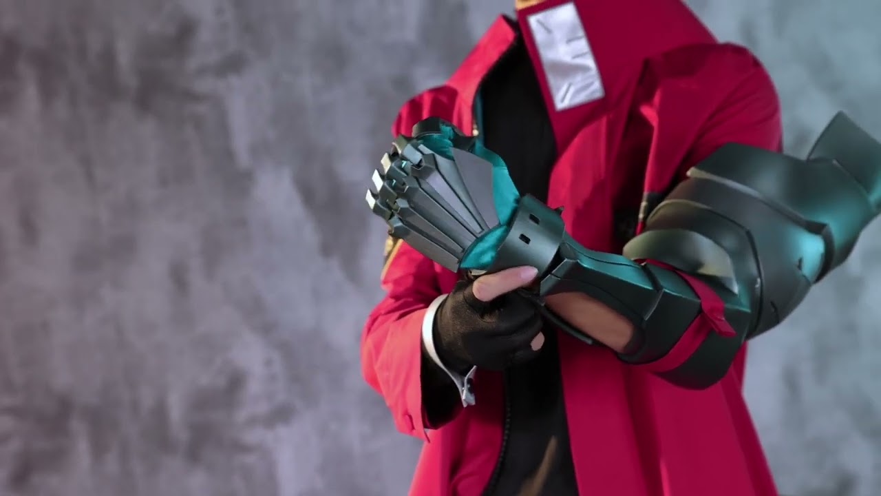 【Size S-3XL】DokiDoki-R Anime Trigun Cosplay Vash the Stampede Costume