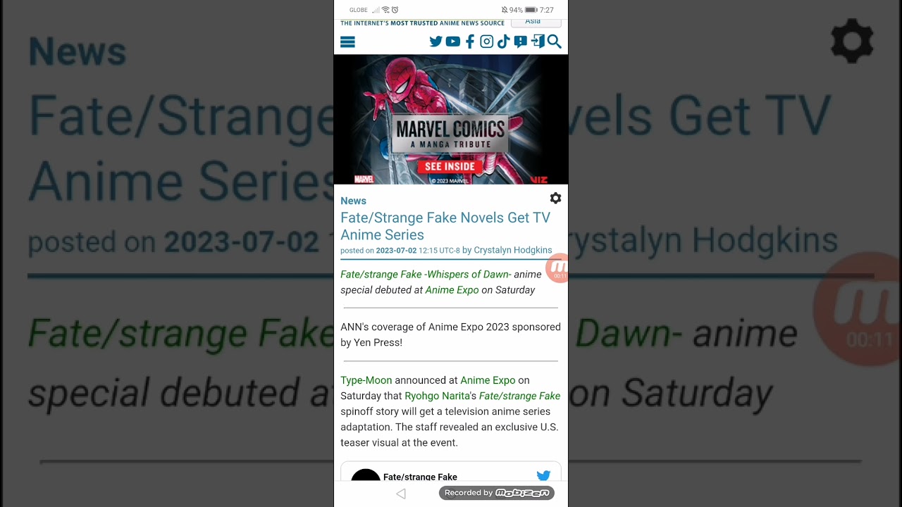 Fate/Strange Fake Novels Get TV Anime Series