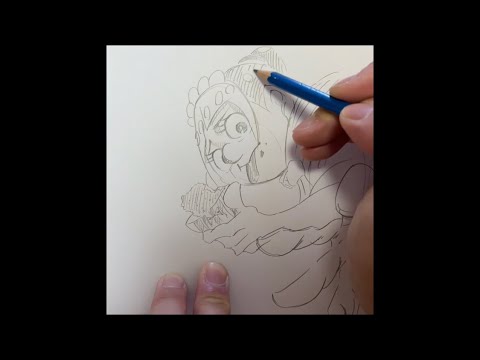 【僕とロボコ】♯343 ロボコ一発描き【ME＆ROBOCO drawing with a pencil】
