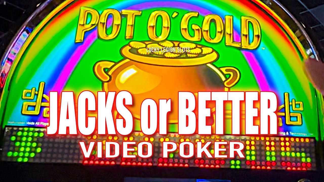 POT O’ GOLD - JACKS or BETTER video poker ♦️ checking out old school machines