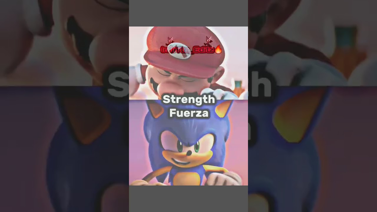 Mario (Movie) vs Sonic (prime) #sonic #sonicthehedgehog #mario