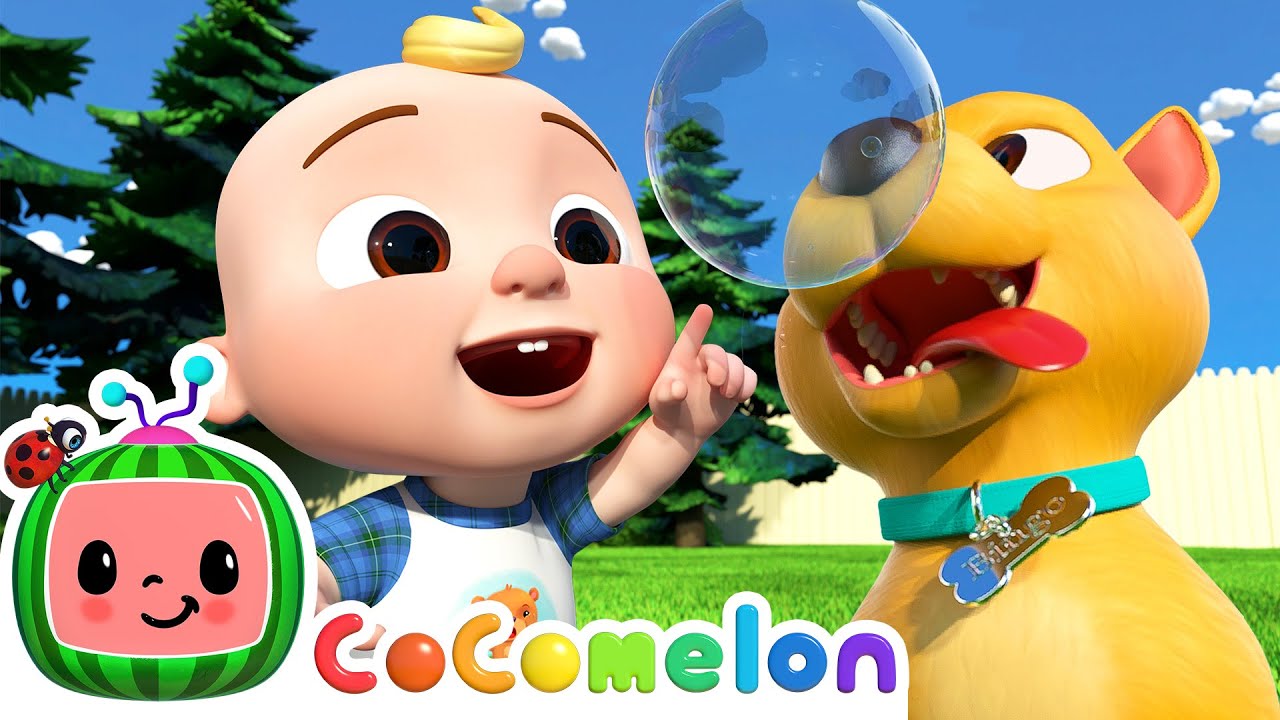 CoComelon LIVE 24/7 Nursery Rhymes & Kids Songs! Play Outside with Bubbles and Dogs!