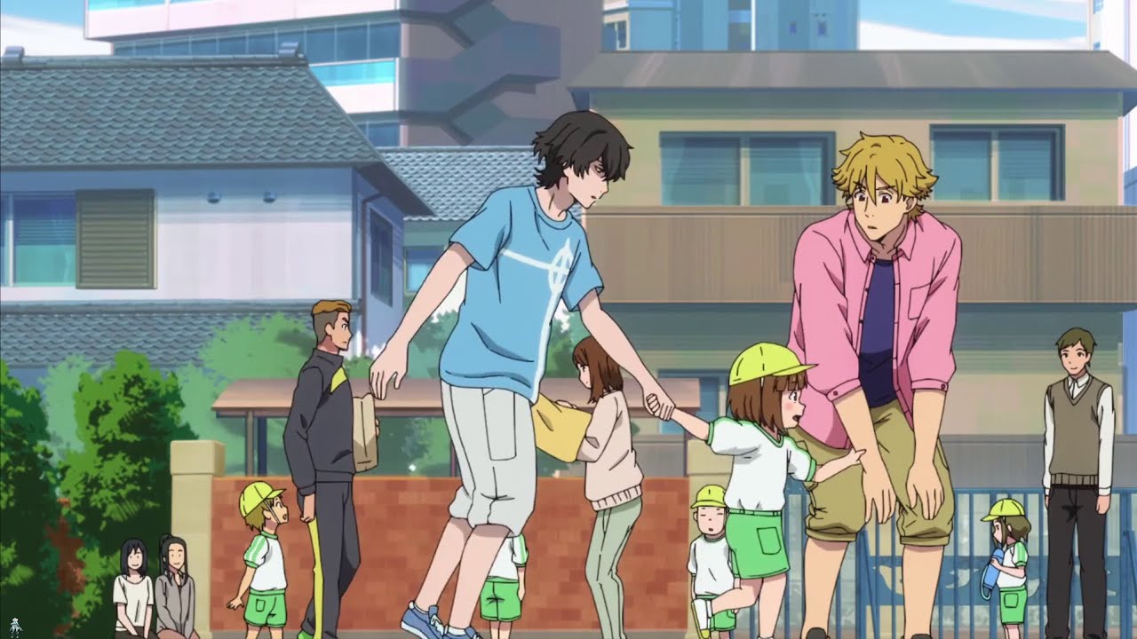 Miri pulled Rei to win the race...