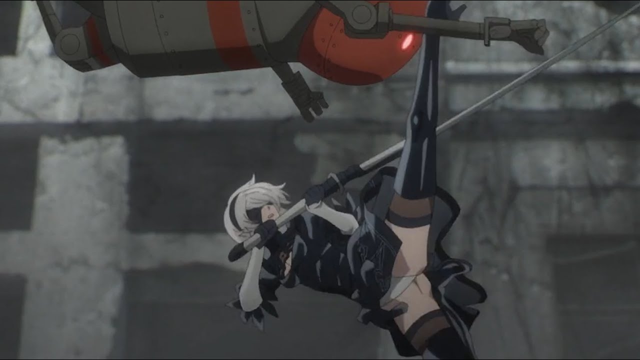 2B and 9S VS Adam Final Form Full Fight | Nier: Automata Anime