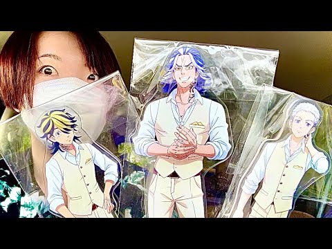 256.【東リベ】東京卍リベンジャーズ グッズ開封まとめ／缶バッジコレクション あたり付きアクスタコレクションVol.1の結果／ウエハース2 スクエアウエハース 色紙ART2 ダイソー商品など