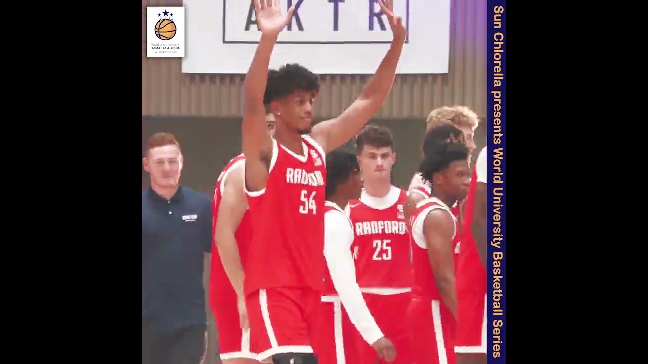 【バスケ】山﨑一渉がサプライズ登場！“スターティング6”でラドフォード大の試合前にコール、右膝前十字靭帯断裂などで大会前に大ケガも... 笑顔で観客の声援に応える[WUBS2023] #shorts