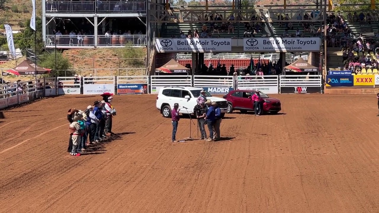 Mount Isa Mines Raffle Art union winners Rodeo 2023